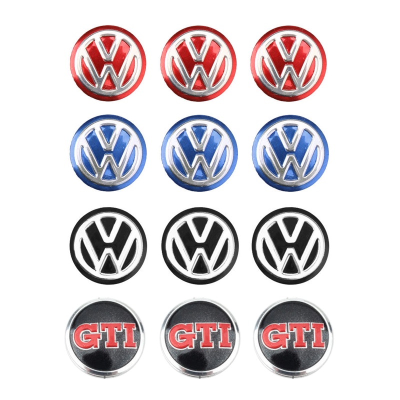3pcs/set 14mm Modified Car Remote Control Emblem Sticker Auto Key ...