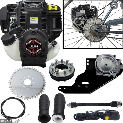 Rear Wheel Mount Axle Transmission Kit with Engine GX50 for Motorized Bicycle Shopee Philippines