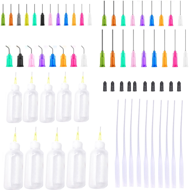 Dispensers Applicator Kit Plastic Squeeze BottlessDropping Tube Nozzle ...