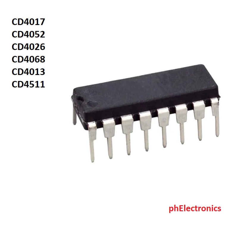 1pc CMOS IC CD4017BE CD4017 CD4052 CD4026 CD4068 CD4013BE CD4013 CD4511 ...