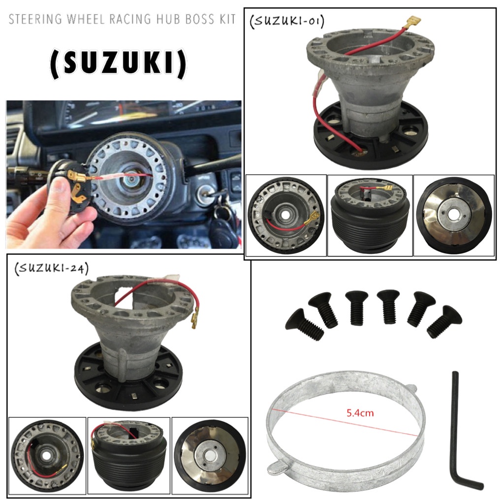 CPO SUZUKI CAR STEERING WHEEL RACING HUB ADAPTER BOSS KIT | Shopee ...