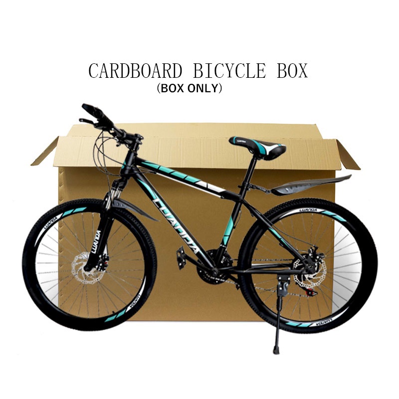 Box Only Cardboard Box for Bicycle Stapled Packing Safety Box for Bike Carton Box. Shopee Philippines