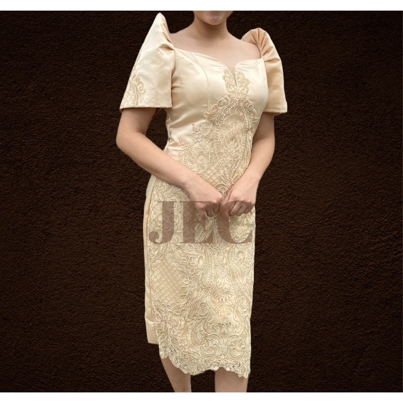 Lace 2024 filipiniana dress