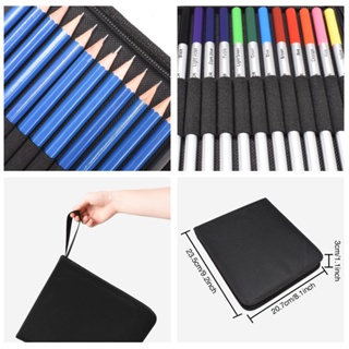 H&B 96pcs Professional Sketch Drawing Pencils Set With Charcoal