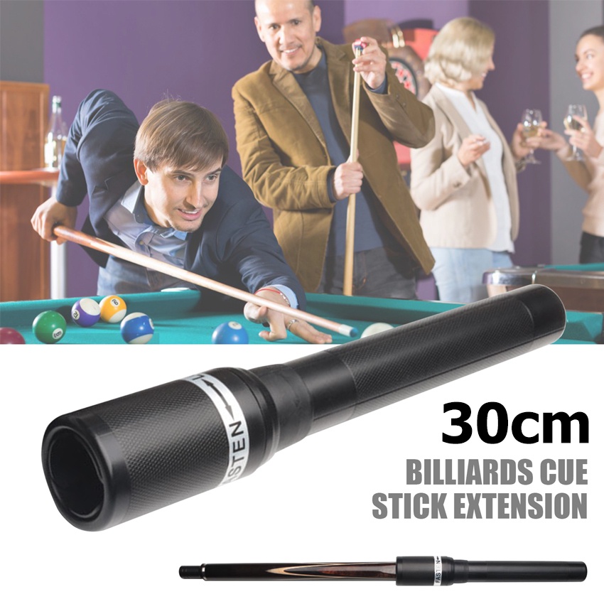 Telescopic Pool Cue Stick Extension 30.5cm Plastic Cue Extension For ...