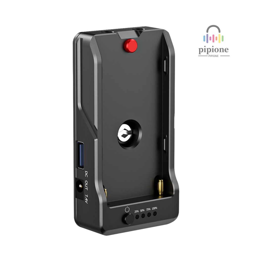 NPF Battery Charger Metal Battery Adapter Plate with TypeC Charging