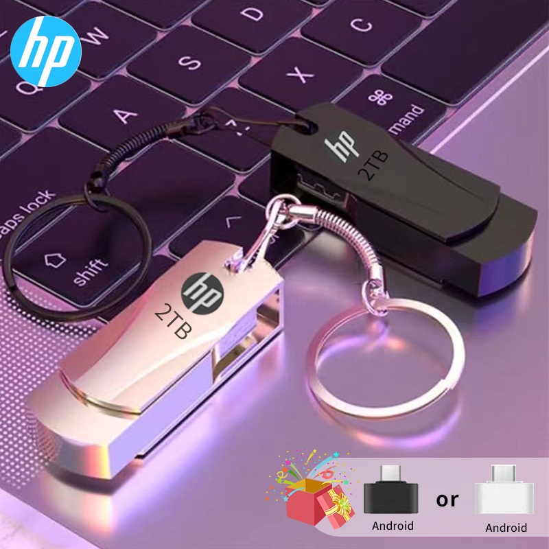 HP USB Flash Drive USB 2TB Waterproof Metal Flashdrive Pen Drive