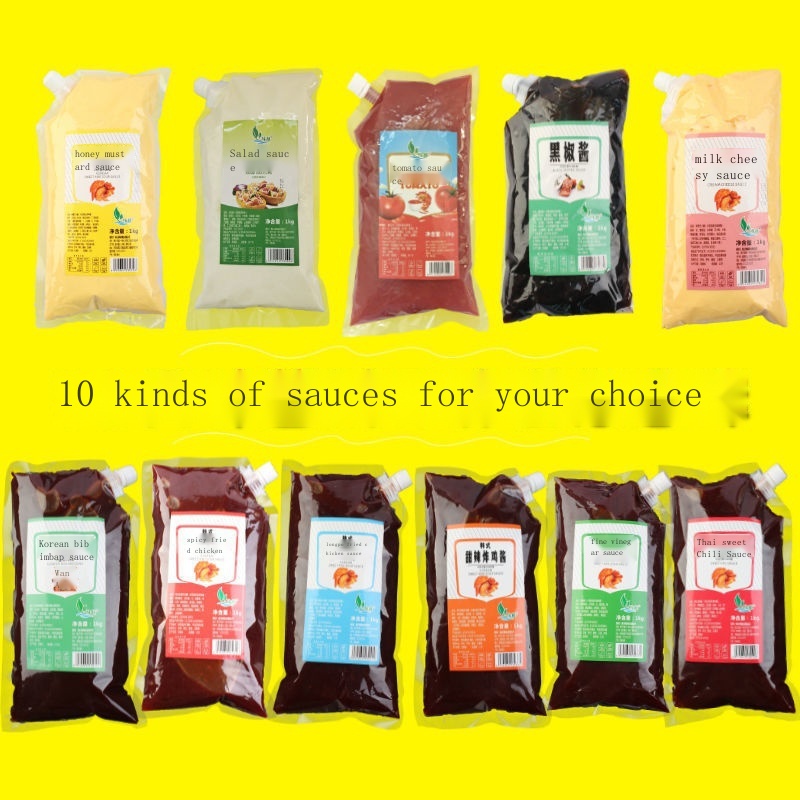 COD Green Air Salad Sauce Tomato Black Pepper Honey Mustard Korean Bibimbap Fried Chicken 1000g