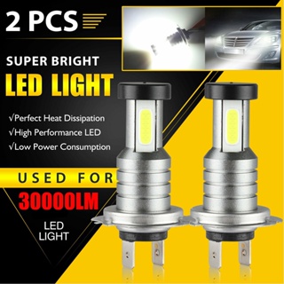 2x H7 LED Headlight Bulb Kit High Low Beam 100W 30000LM Super Bright 6500K  White