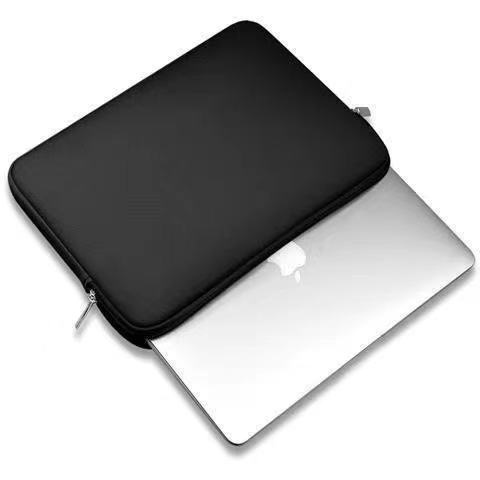 E1E Laptop Pouch 10/12/13/14/15.6 inch Zipper Soft Sleeve (black ...