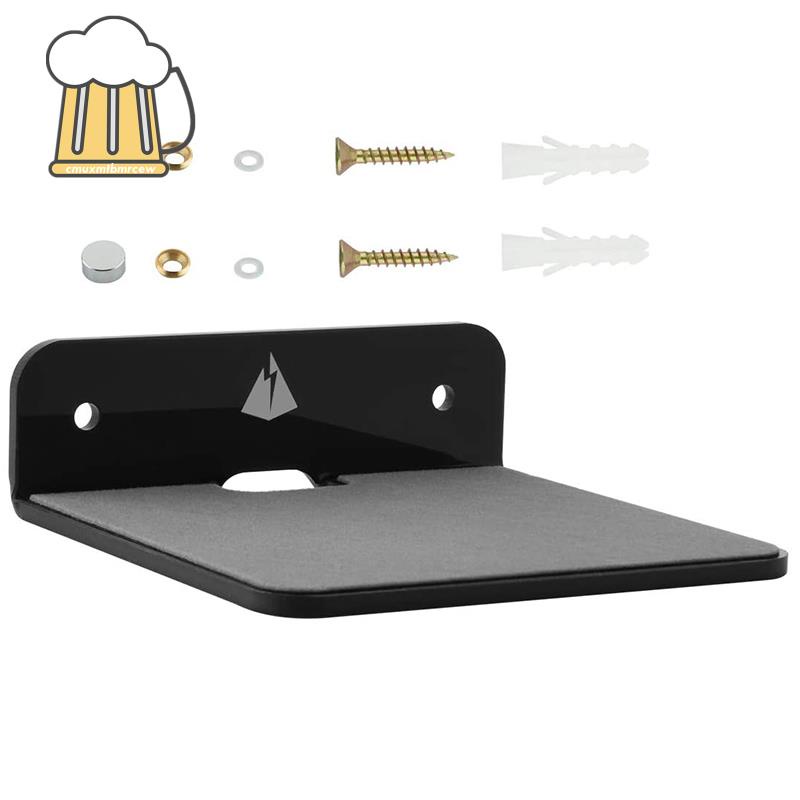 Wall Shelf Speaker Stand, Small Wall Shelf Speaker Mount for Bluetooth