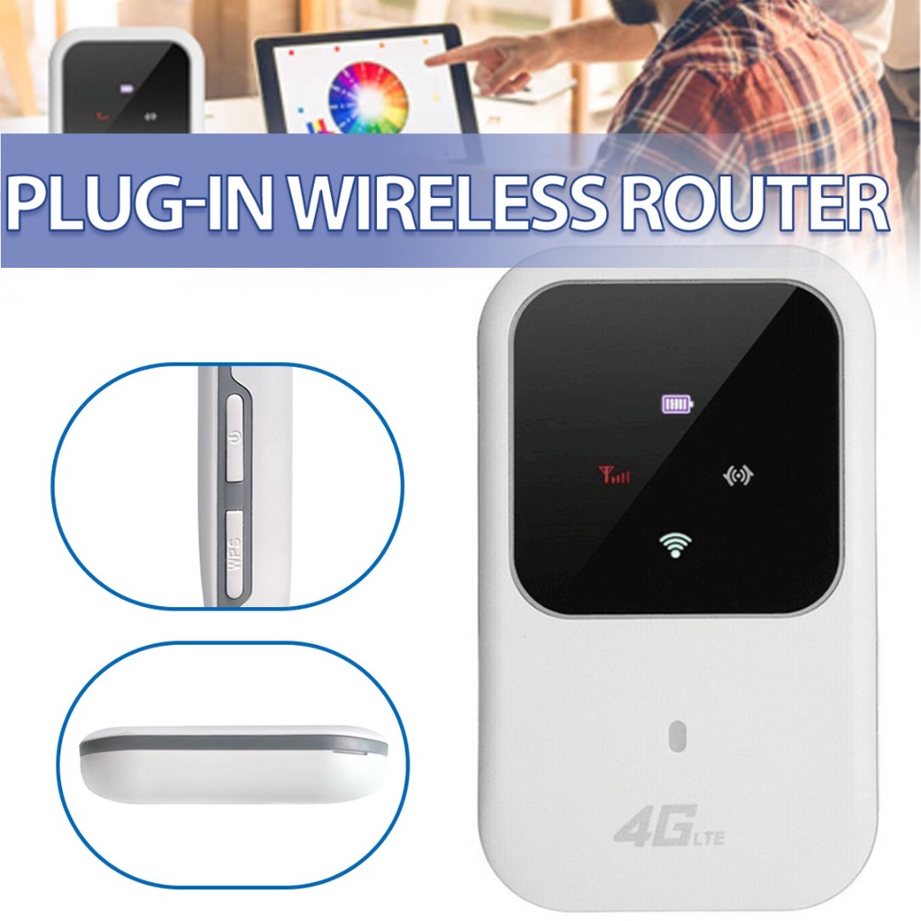 Wireless Unlocked 4G LTE Mobile Broadband Wifi Router Modem Hotspot