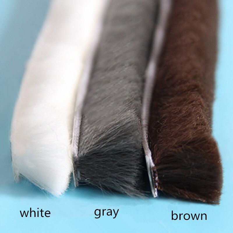 5Meters Brush Strip Self Adhesive Door Window Sealing Strip Home Door