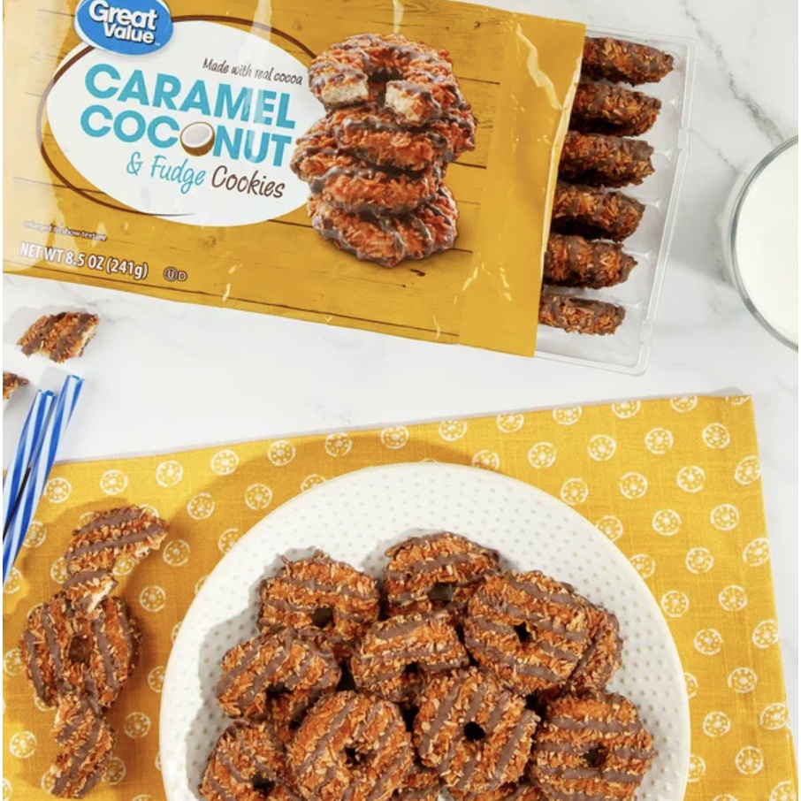 Great Value Caramel Coconut And Fudge Cookies Shopee Philippines 8407