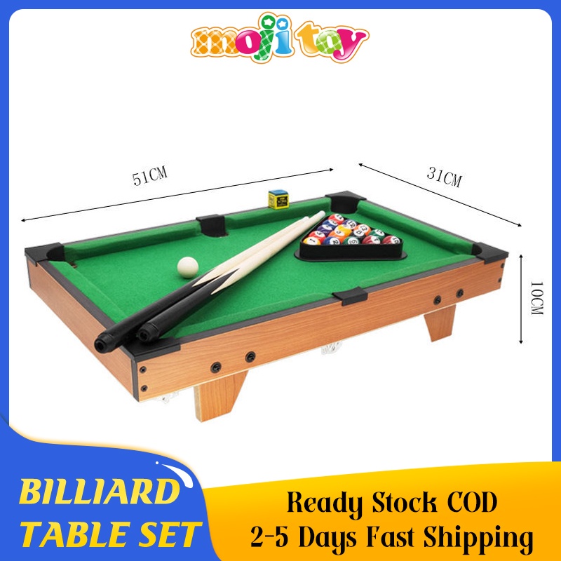 20x12 Inches Billiard Table Set Wooden With Table legs Kids Gift Mini ...