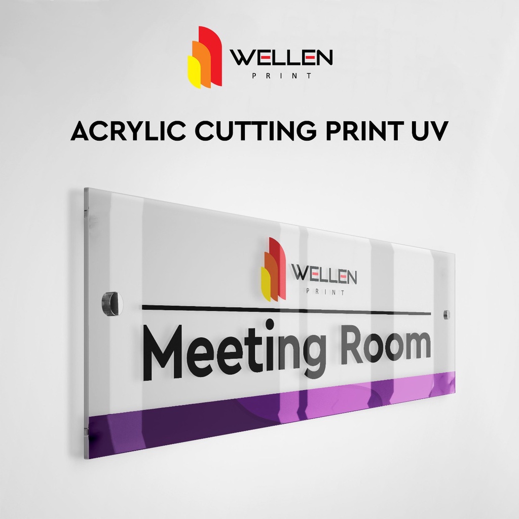 WELLEN PRINT - Acrylic Sign Board UV Print Acrylic/ Room Sign Nameplate ...