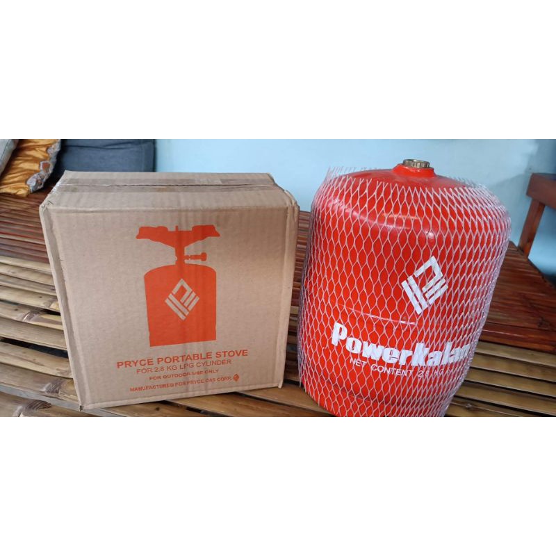PRYCE PORTABLE STOVE POWER KALAN COMPLETE SET (may laman na) pwde na