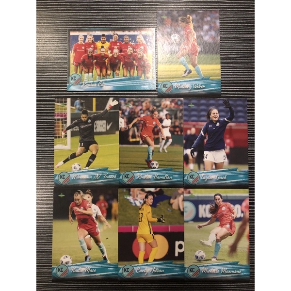 NWSL PARKSIDE 2021 Premiere Edition Vol 2 KC Current Cards AD Franch