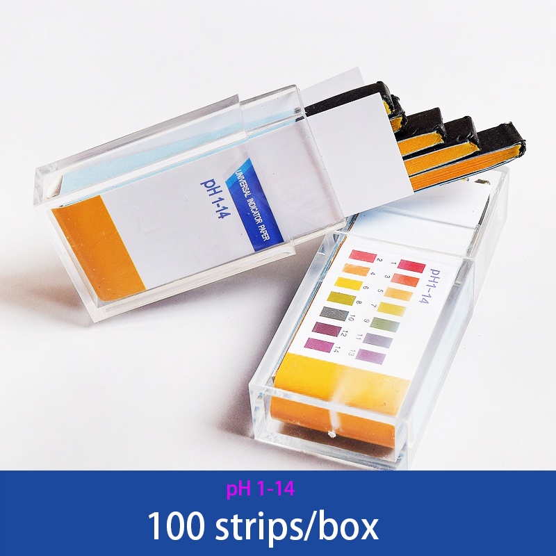 Laboratory 100 Strips/box Laboratory pH Test Paper Universal Acid and