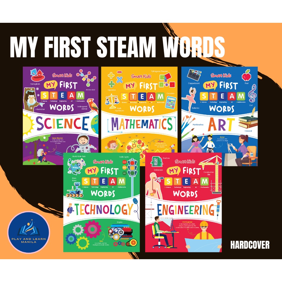 SMART KIDS MY FIRST STEAM WORDS (HARDCOVER) | Shopee Philippines