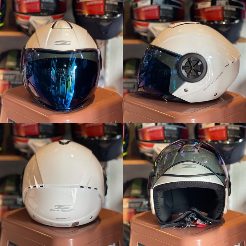Spyder Reboot Half Face Helmet Shopee Philippines