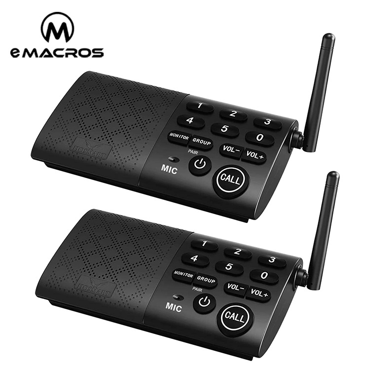 Full Duplex Wireless Intercom System, Two -Way Communication for Home ...