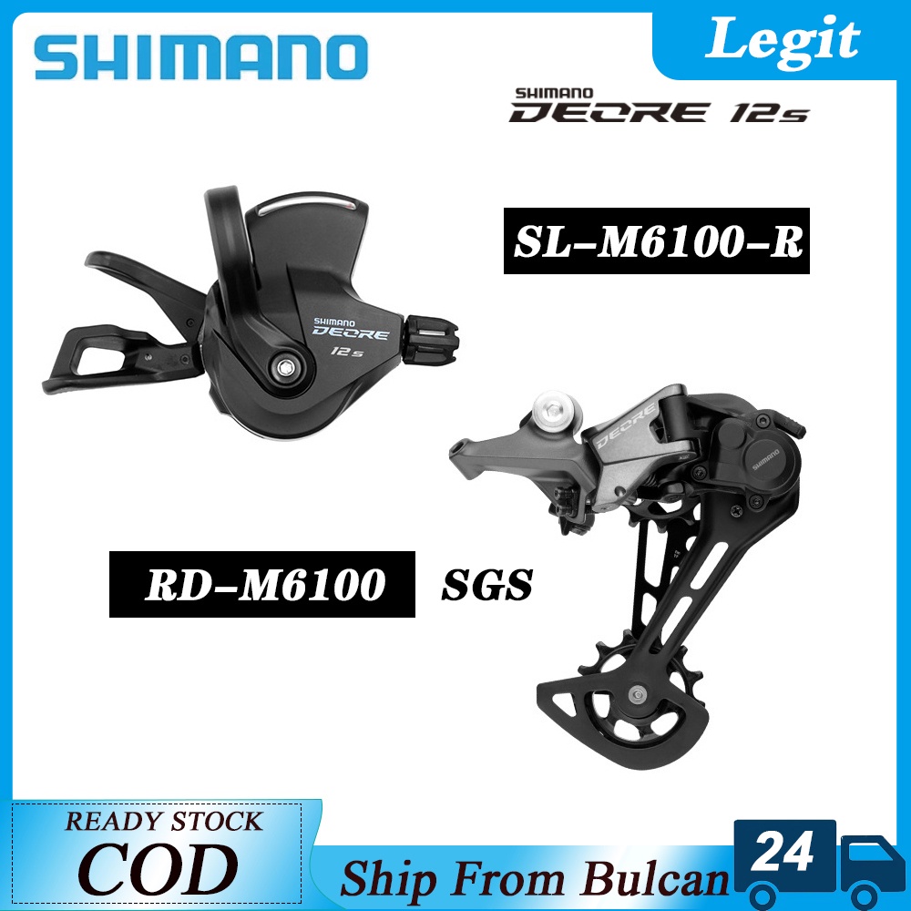 SHIMANO DEORE M6100 12 speed Groupset Shifter SLM6100R Rear