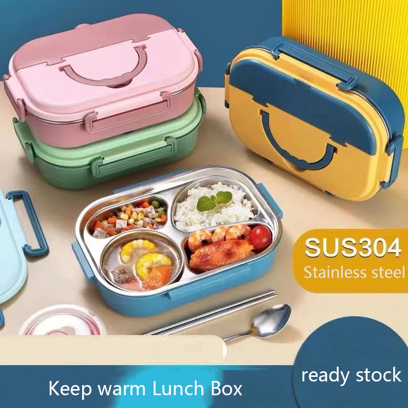 304 Stainless Steel Thermal insulation Lunch Box With Soup Bowl Leak ...