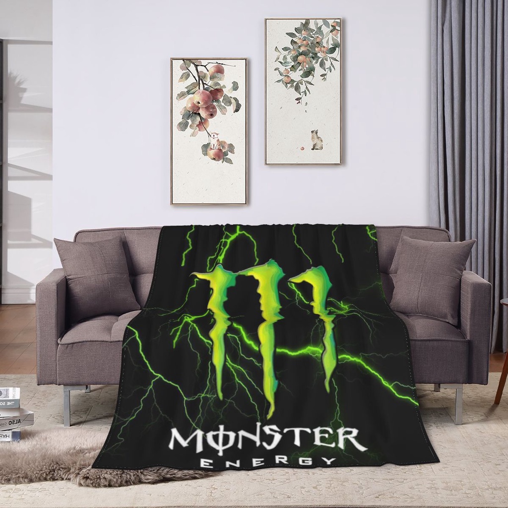 Monster energy outlet blankets and pillows