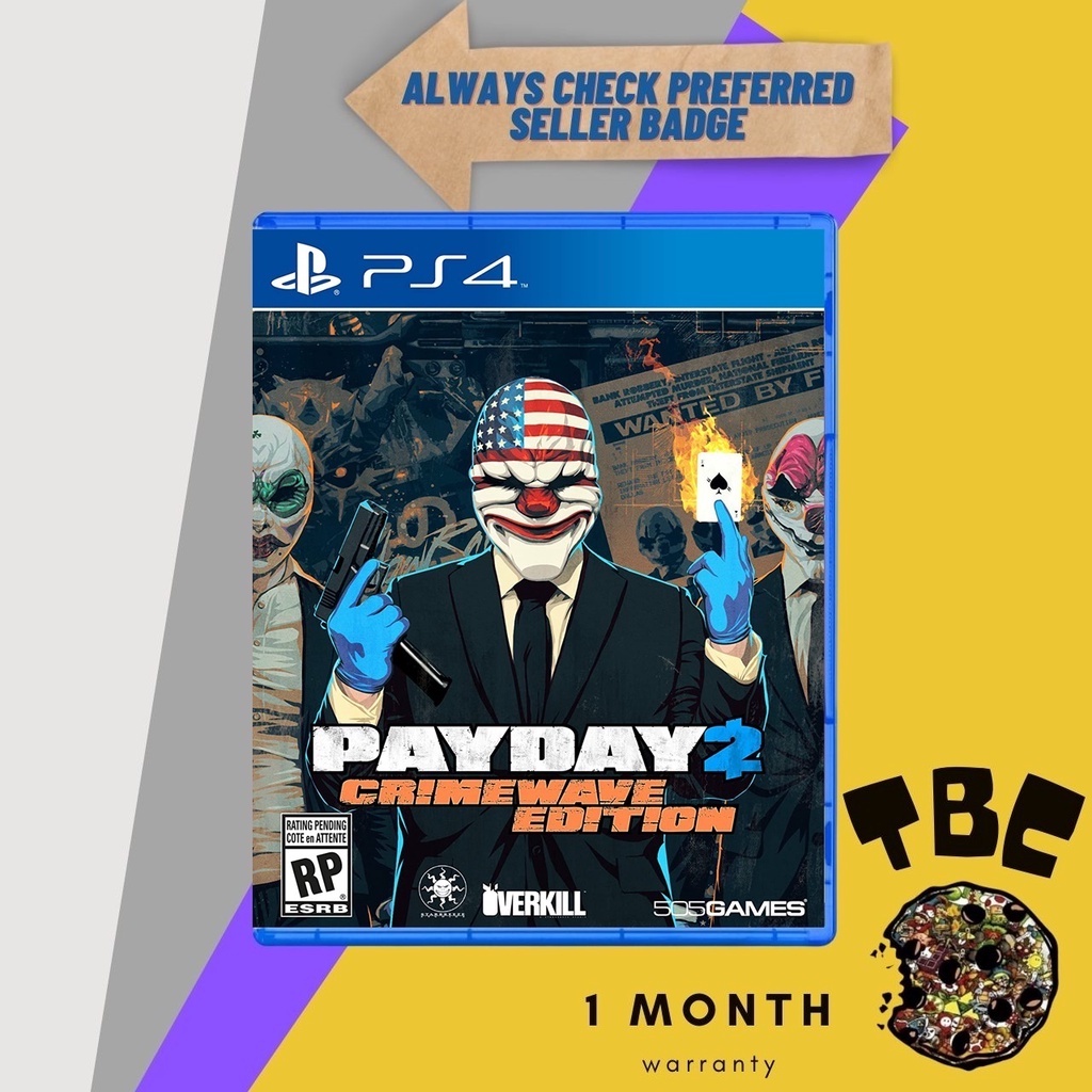 Payday 2 Crimewave Edition - Playstation 4 [R3] | Shopee Philippines