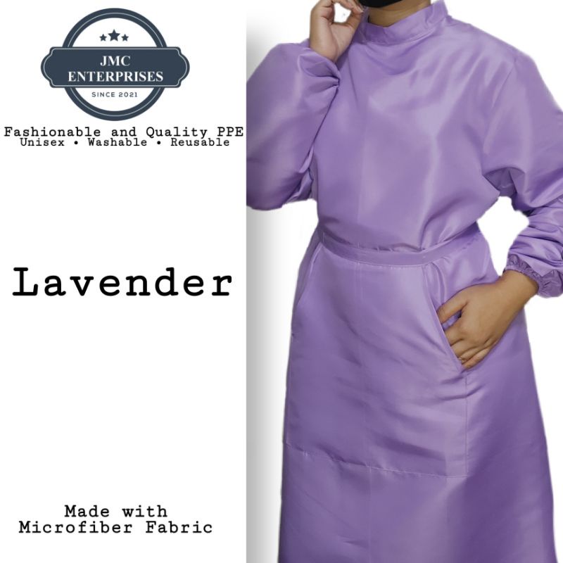 HotMicrofiber Isolation Gown/MULTIPURPOSE PPE With Two Pockets and