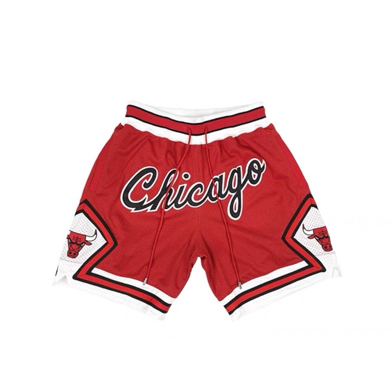 Mitchell & Ness Just Don Co-branded 1997 Chicago Bulls Retro Basketball  Shorts Men's Shorts #6