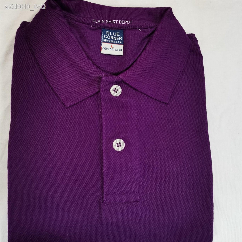 BLUE CORNER POLO SHIRT FOR MENS VIOLET(Selling) | Shopee Philippines