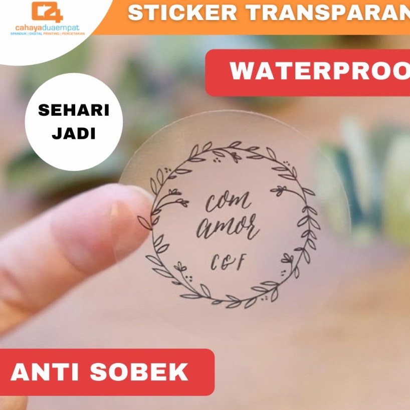 Print A3 Transparent Clear Label Stickers | Shopee Philippines