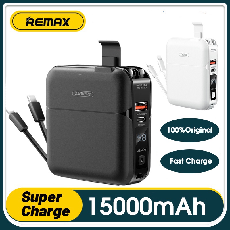 Remax Rpp-20 Power Bank 15000mah Fast Charge Type-C With USB High ...