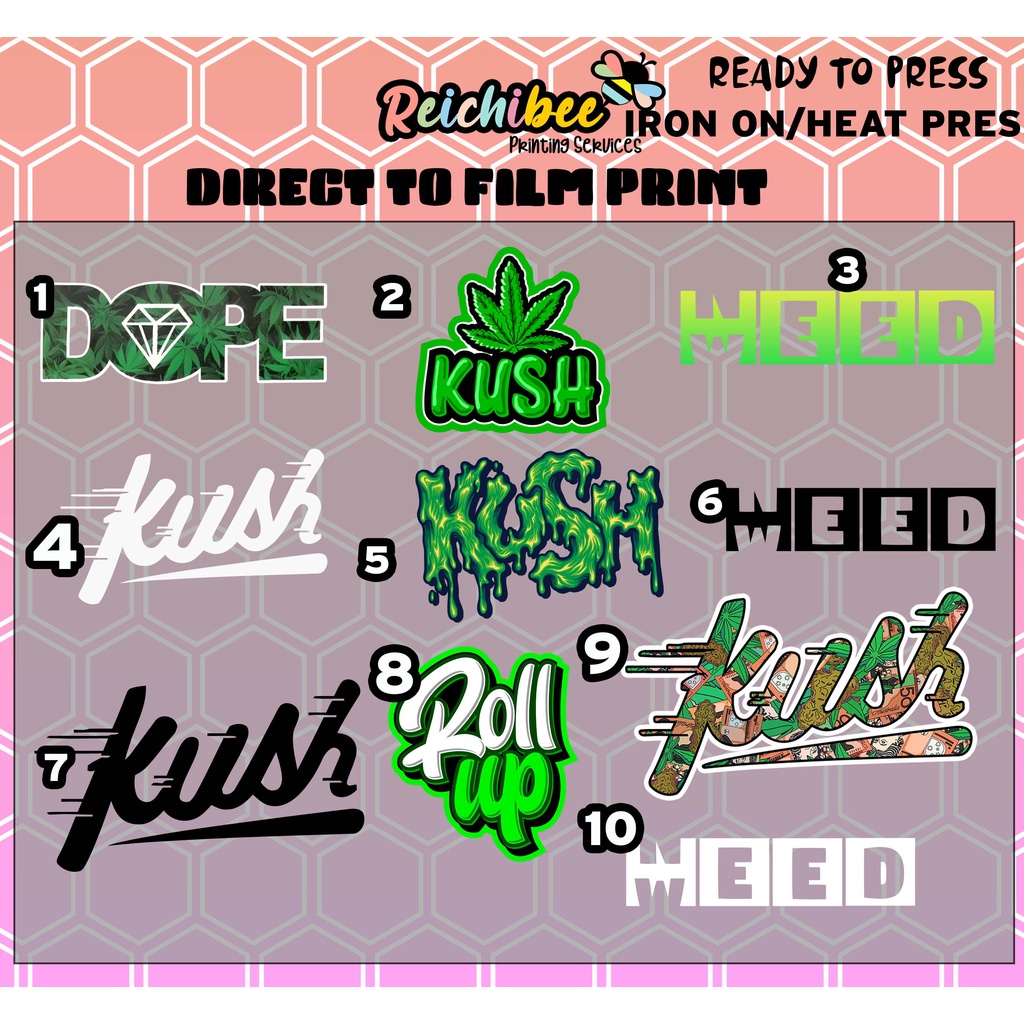 STICKER DTF IRON PRESS READY TO PRESS FOR ANYTHING FABRIC DIRECT TO
