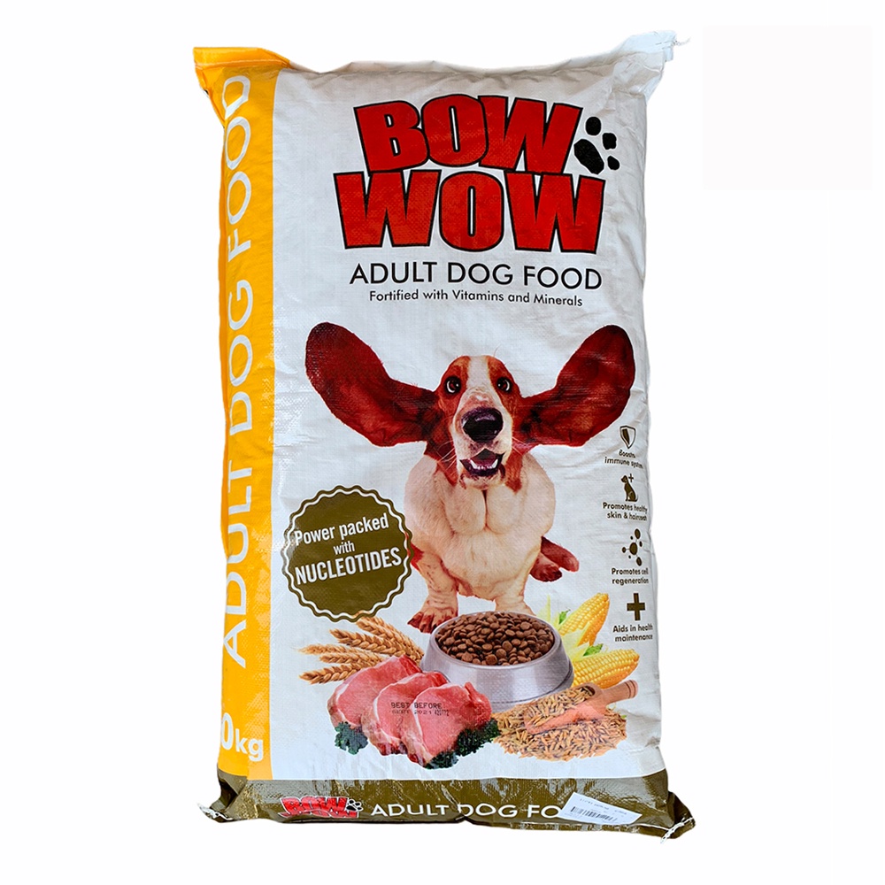 Bow wow clearance dog food nutrition