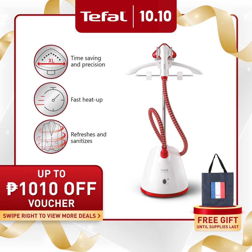 TEFAL ProStyle One Garment Steamer IT2440 45 Sec Fast Heat Up CompactSize 37/G Per Min Steam