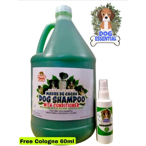Madre de Cacao Dog Shampoo and Conditioner 3.7liter with FREE Cologne