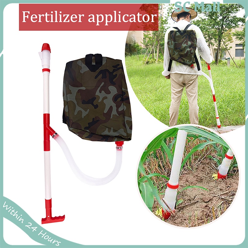 Backpack Fertilizer Applicator Agricultural Manual Dressing Fertilizer Spreader Tool Shopee