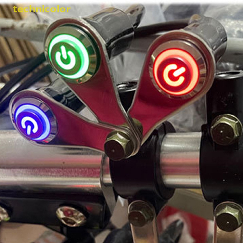 TCPH LED Motorcycle Switch Waterproof 12V Fog Light Lamps Motorbike ...