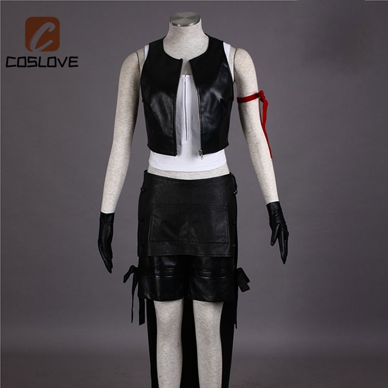 2022 New Final Fantasy VII Tifa Lockhart Cosplay Costume Set Customize ...