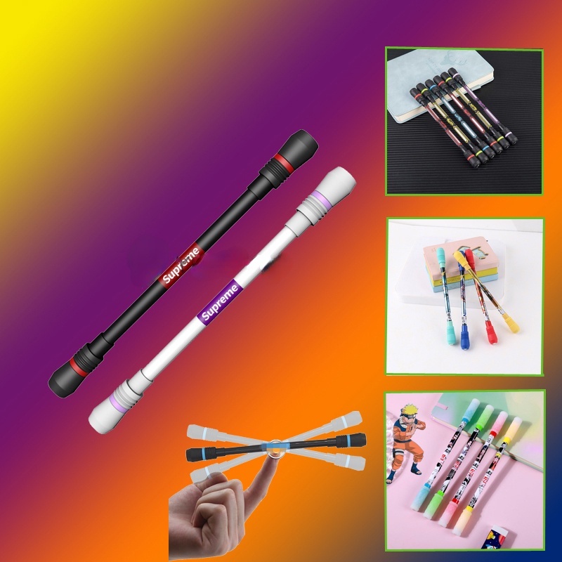 Creative Erasable Gel Pen 0.5mm Funny Rotating Pen Spinning Gaming Pens ...