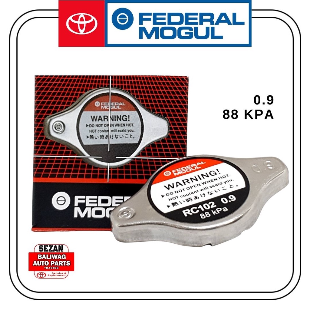 FEDERAL MOGUL RADIATOR CAP 88kPa 0.9 RC102 | Shopee Philippines
