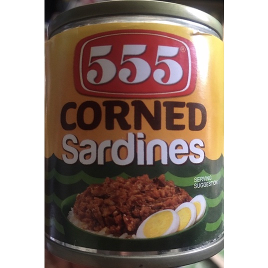 555 Corned sardines 100g Shopee Philippines