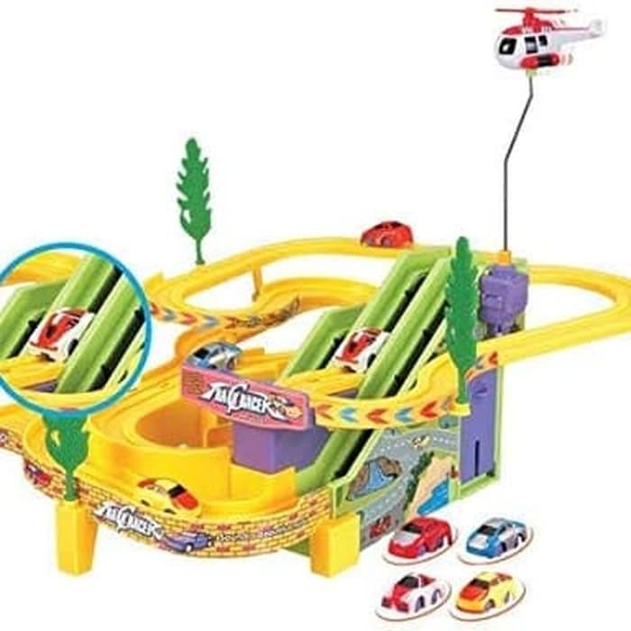 Toy Set Toy Boys Track Racer Racing Car Light Sound - Train Slide ...