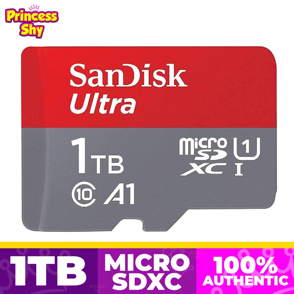 Sandisk Ultra 1tb Micro Sdxc A1 Uhs I Class 10 Up To 150mbs Memory Card Sdsquac 1t00 Shopee 4351