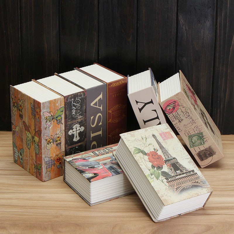 Dictionary Mini Safe Box Book Money Hidden Secret Book cash bank Code ...