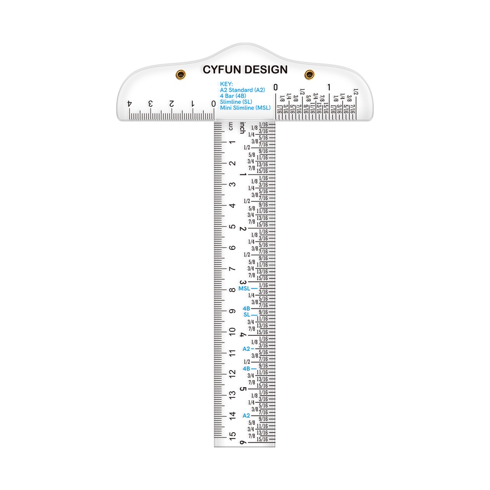 6 Pcs Clear Ruler 6 Inch - 8 Inch - 12 Inch Small Ruler with Centimeters  and Inches Straight Edge Rulers for Kids School Office Supplies