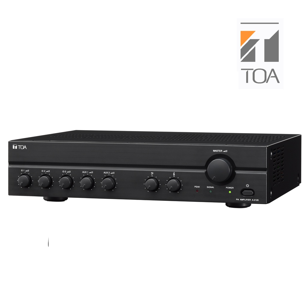 TOA | Mixer Amplifier 120W | A-2120 | MIC 2 | Case - Steel plate ...